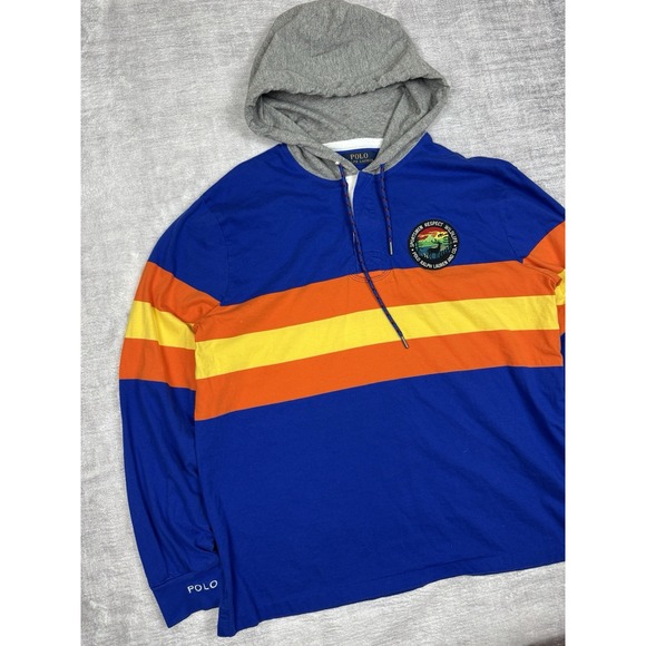 Polo Ralph Lauren Other - Polo Ralph Lauren Sweatshirt Mens Large Blue Lightweight Sportsman Wildlife